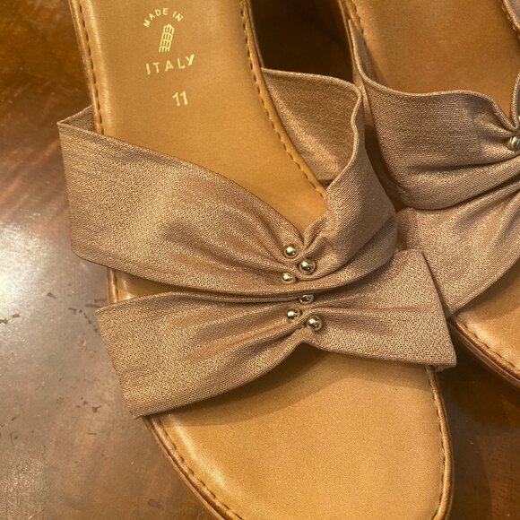 Italian Shoemakers Wedges Made in Italy size 11 EUC - Picture 6 of 8